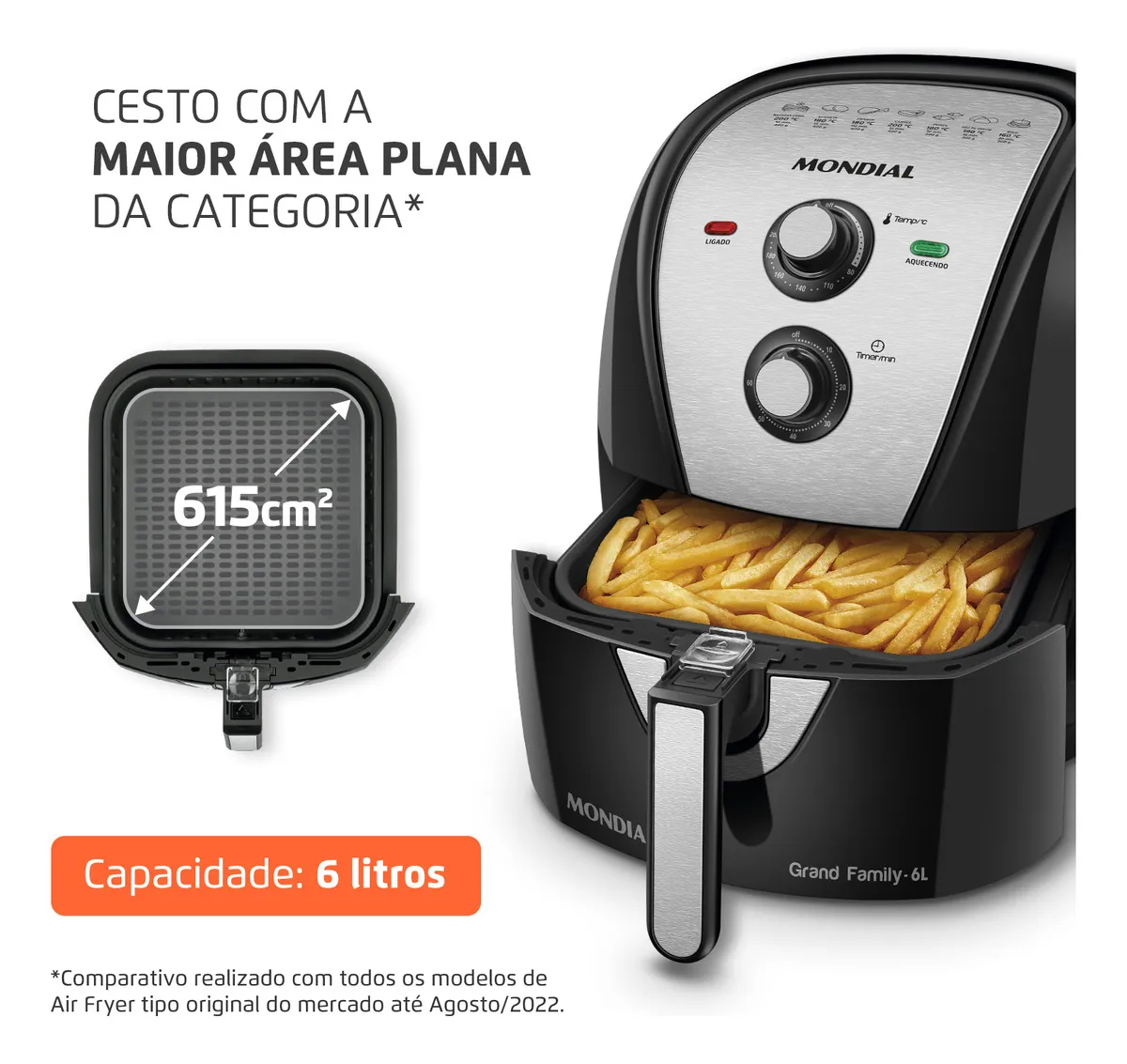 Foto Air Frye Mondial Preto